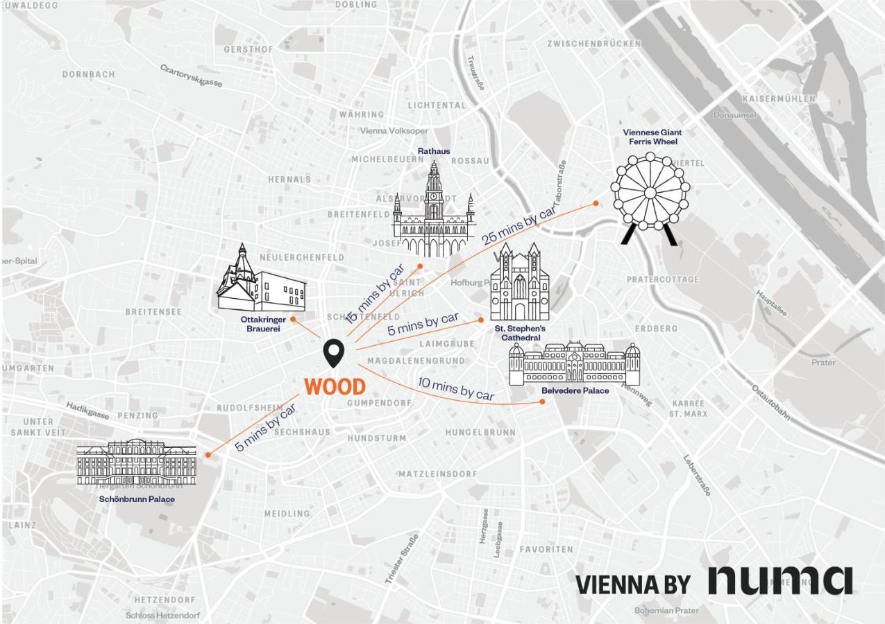 Aparthotel Numa Vienna Wood Exterior foto